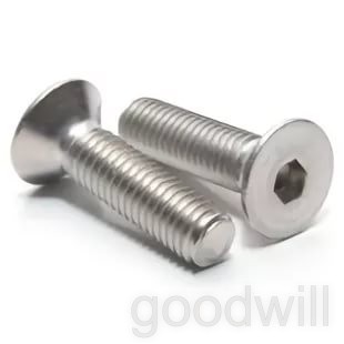 Болт с внутренним шестигранником с потайной головкой DIN 7991 AISI 304/316 в Самаре