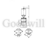 Клапан седельный NLF