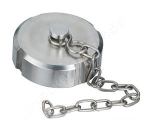 Гайка заглушка с цепочкой DN50 AISI 304 Самаре