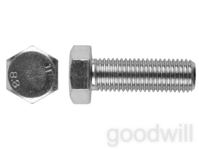 Болт с шестигранной головкой DIN 933 с полной резьбой AISI 304/316 в Самаре